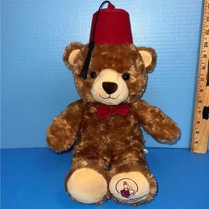 Build A Bear Shriner's Hospitals For Children w/ Hat & Bow Plush Stuffed Animal
